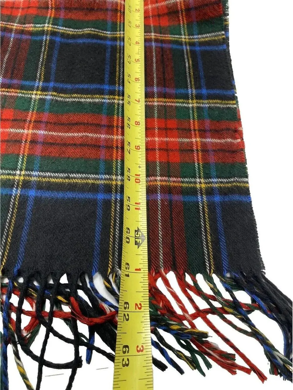 Men’s Cashmere Plaid Scotland Wrap Scarf
